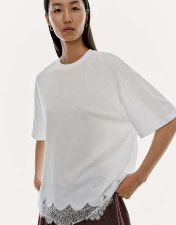 Urban Revivo Crew Neck T-Shirts-Black