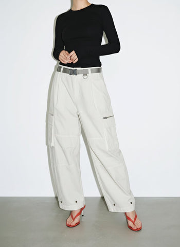 Wide Leg Side Pocket Pants