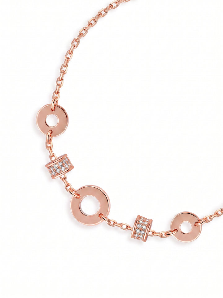 Dainty Crystal Rose Gold Bracelet