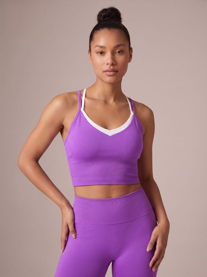 Seamless Crisscross Back Yoga Tank Top