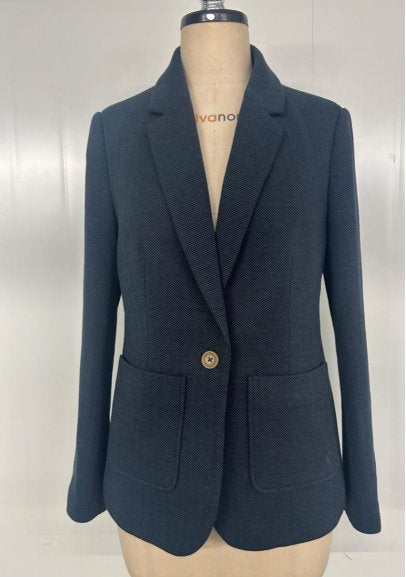 Tailored Slim Fit Textured Blazer Jacket
