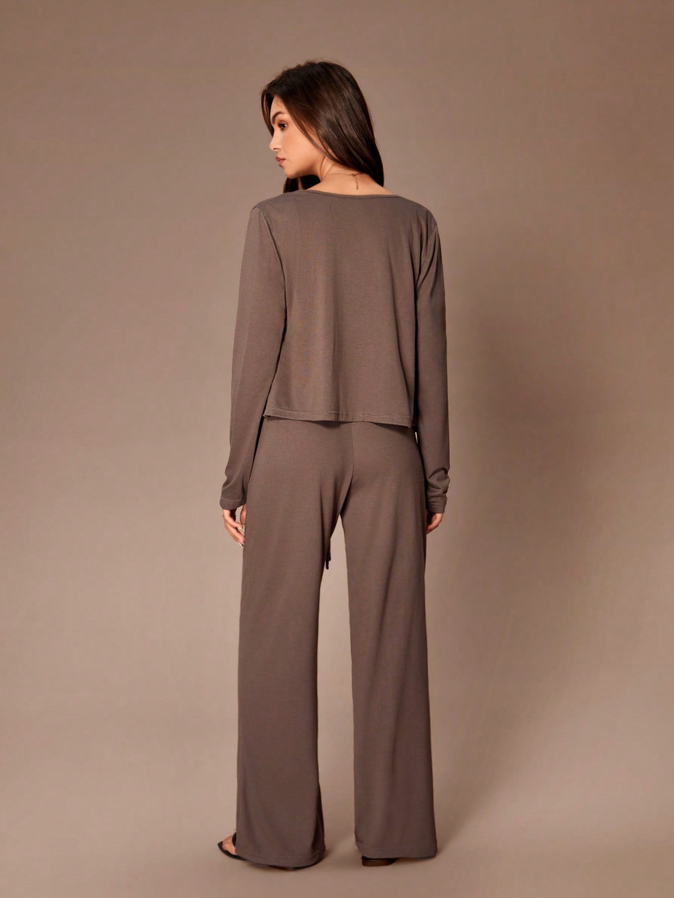 Cozy Button Up Lounge Set