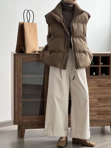 Oversized Lightweight Puffer Vest