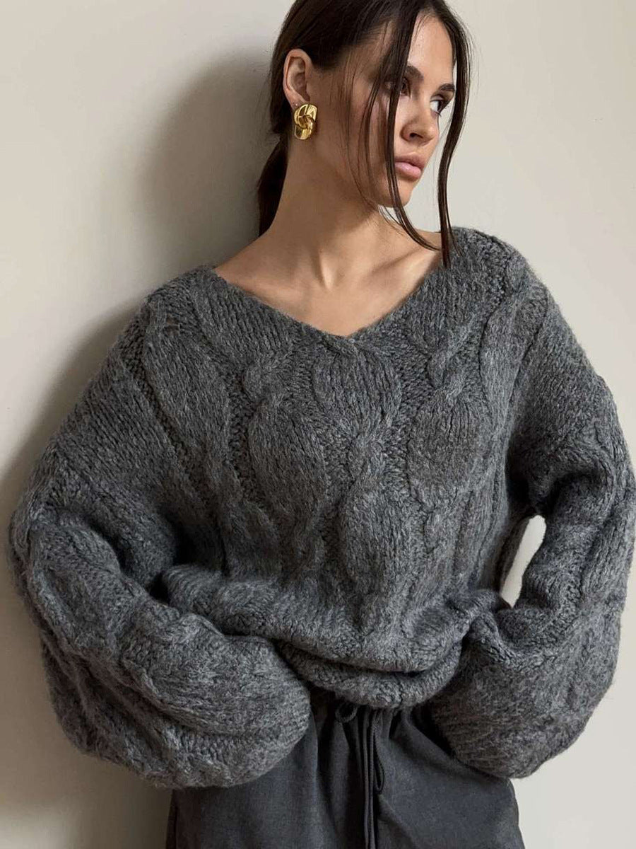 Chunky Oversized Cable Knit Sweater