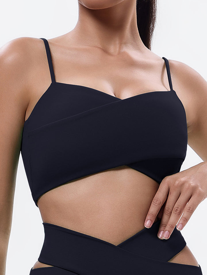 Crisscross Strappy Yoga Tank Top