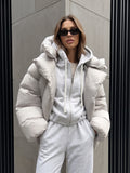 Oversized Shiny Puffer Jacket