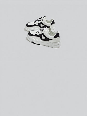 Chunky Heart Detail Platform Sneakers