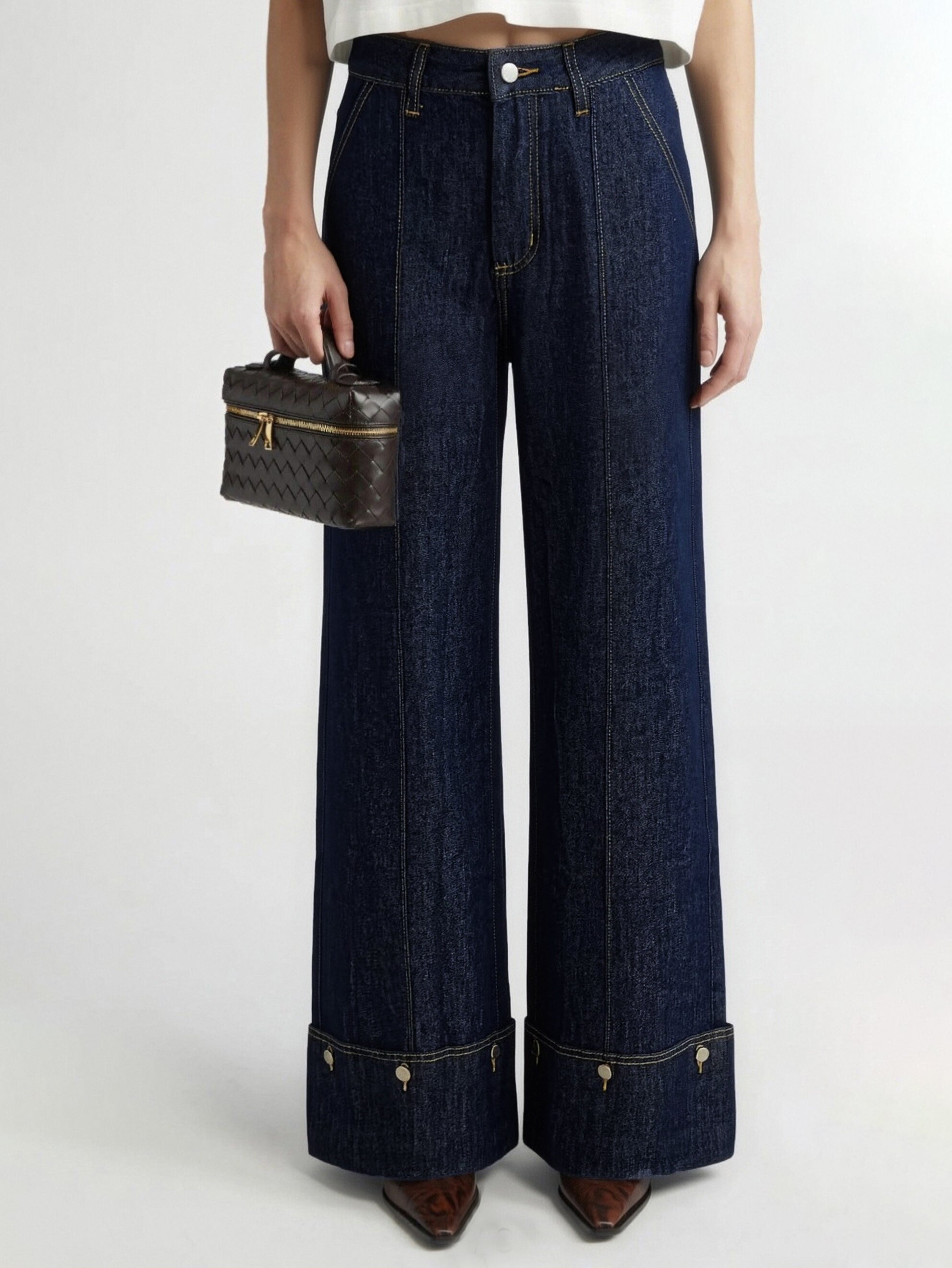 High Waisted Wide Leg Jeans