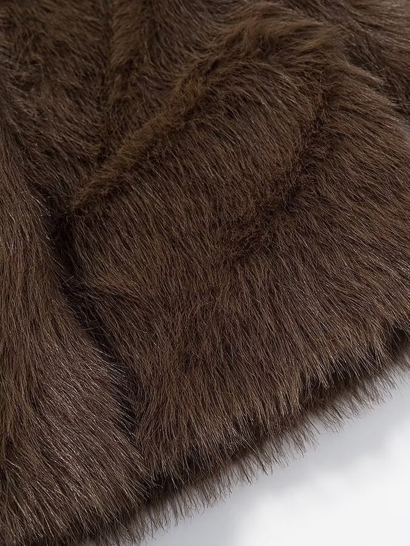Cozy Mock Neck Faux Fur Coat