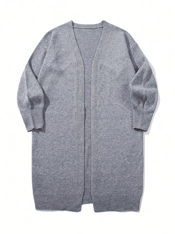 Cozy Oversized Long Knit Cardigan