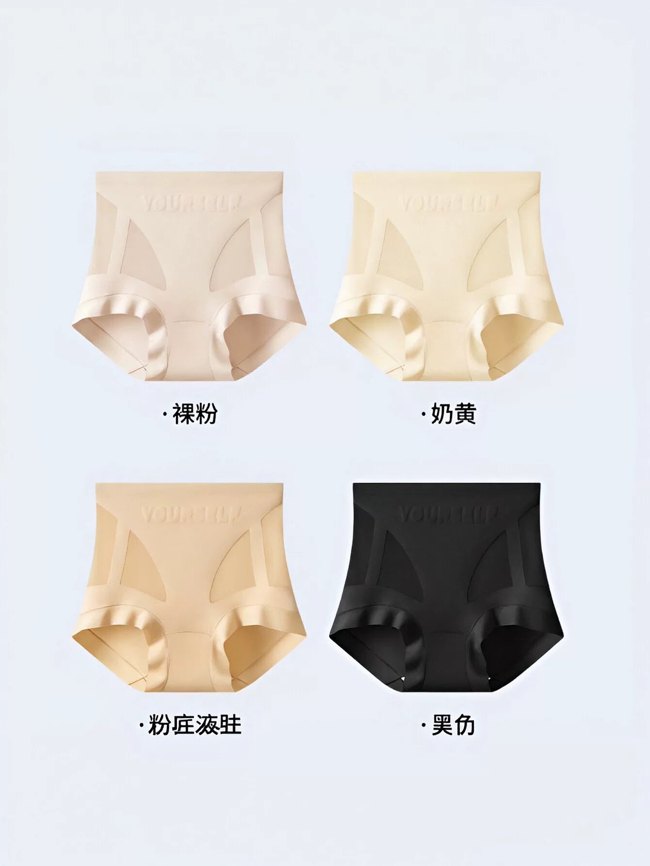 Seamless High Waisted Tummy Control Panties