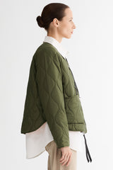 Lightweight Quilted Zip Up Jacket