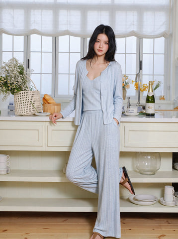 Cozy Ribbed Knit Lounge Set