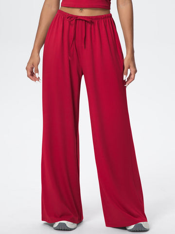 Buttery Soft Drawstring Wide Leg Pants