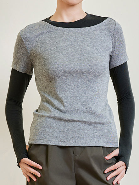 Layered Look Soft Comfy Lounge Top