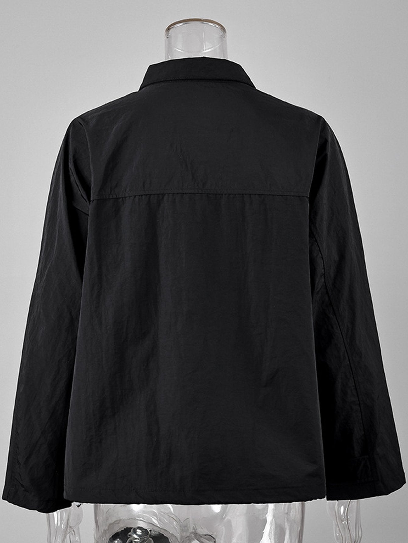 Minimalist Lightweight Snap Front Jacket