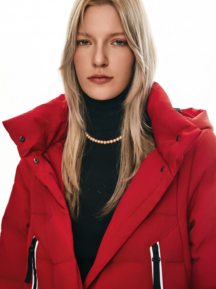 Cozy Hooded Long Puffer Coat