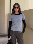 Layered Look Soft Comfy Lounge Top
