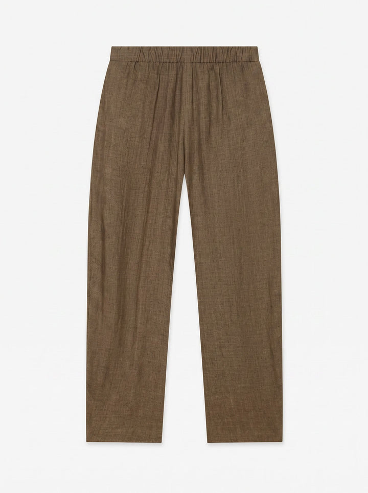 Sleeveless Tie Front Pant Set