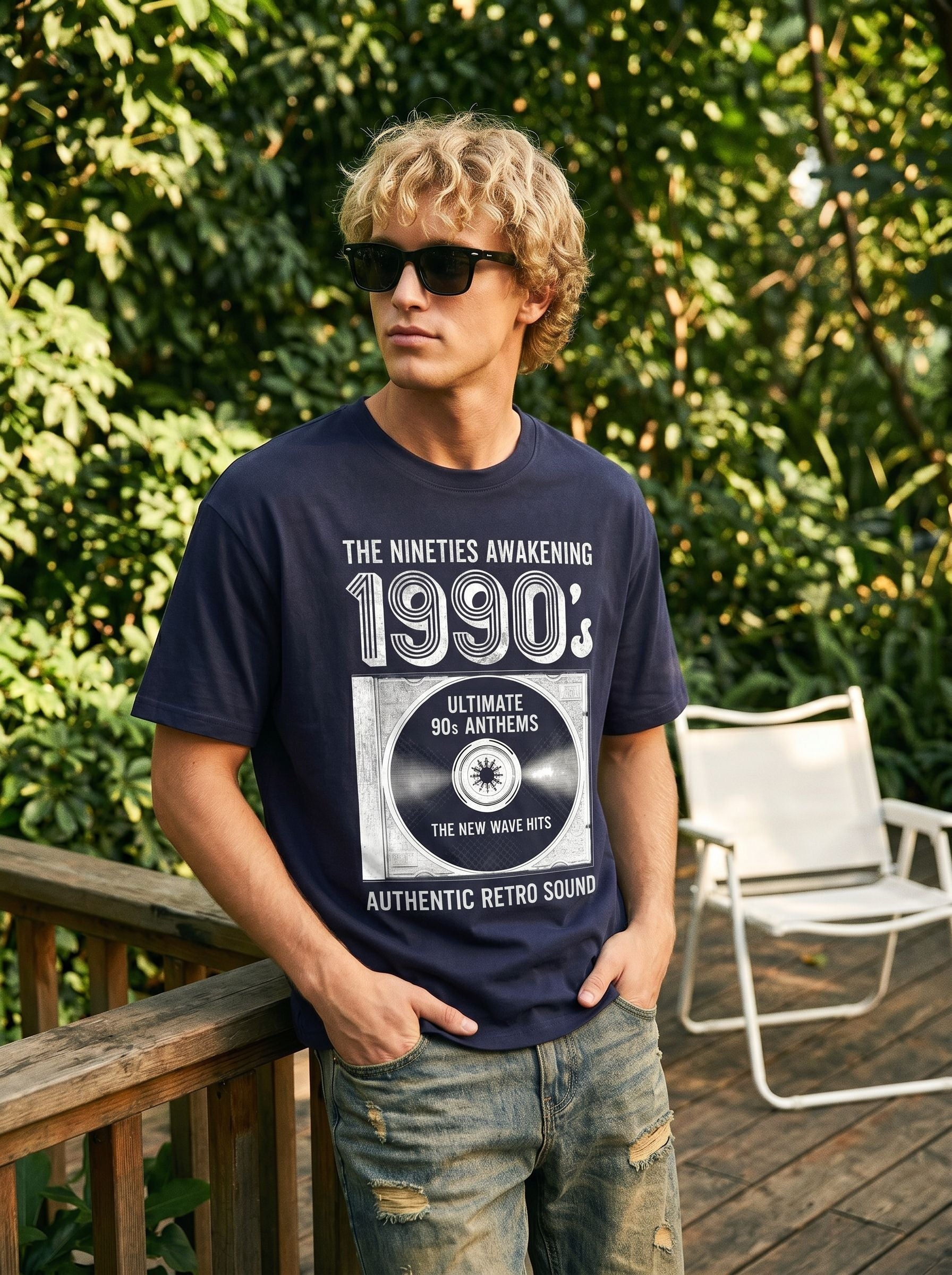 Vintage 90s Graphic Cotton T-Shirt