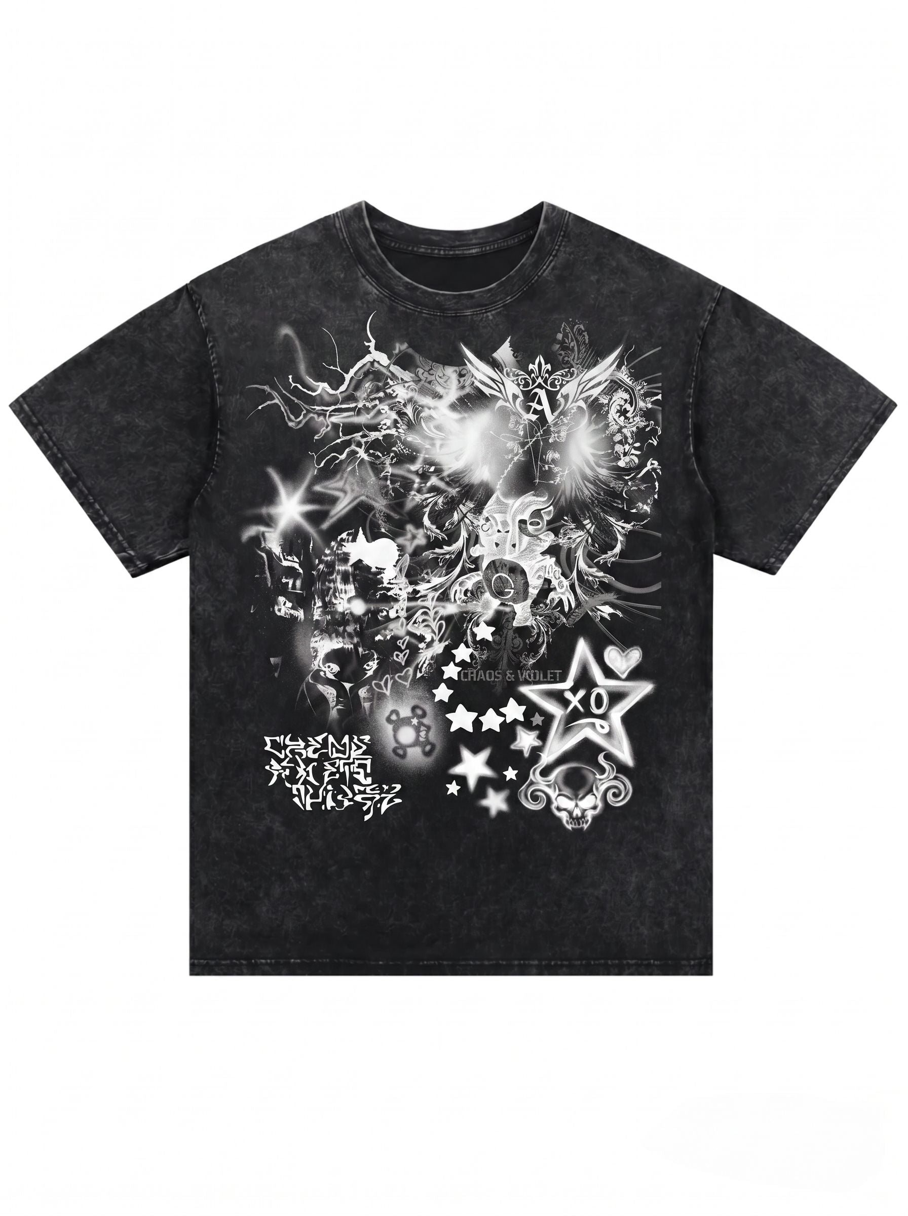 Oversized Vintage Washed Graphic T-Shirt