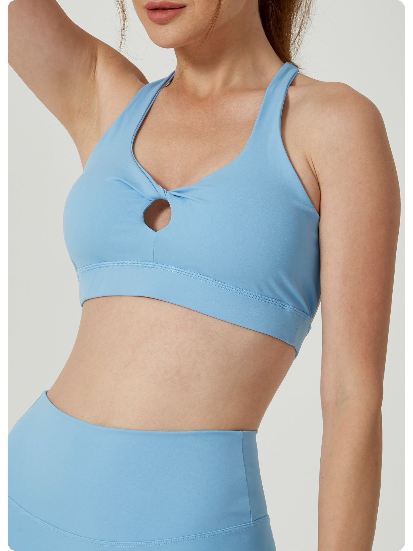 Keyhole Detail Stylish Yoga Tank