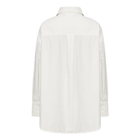 Oversized Preppy Graphic Button Down Shirt