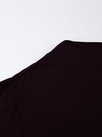 Elegant Off Shoulder Waist Tie T Shirt