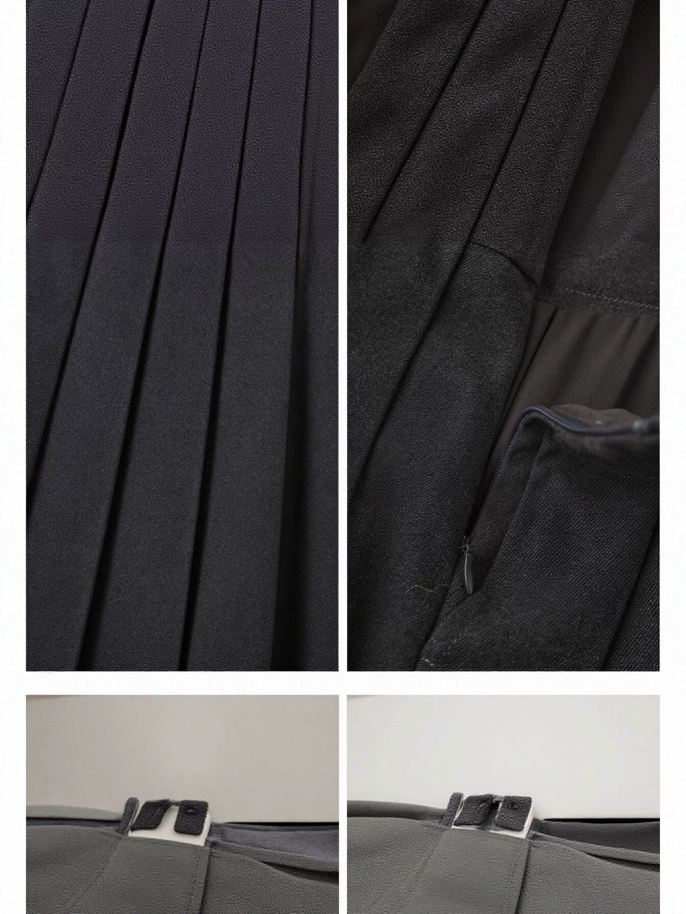 High Waisted Pleated Bubble Skirt