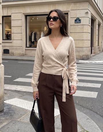 Soft V Neck Wrap Cardigan