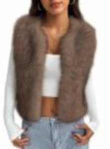 Cozy Plush White Faux Fur Vest