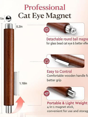 Strong Magnetic Cat Eye Nail Tool