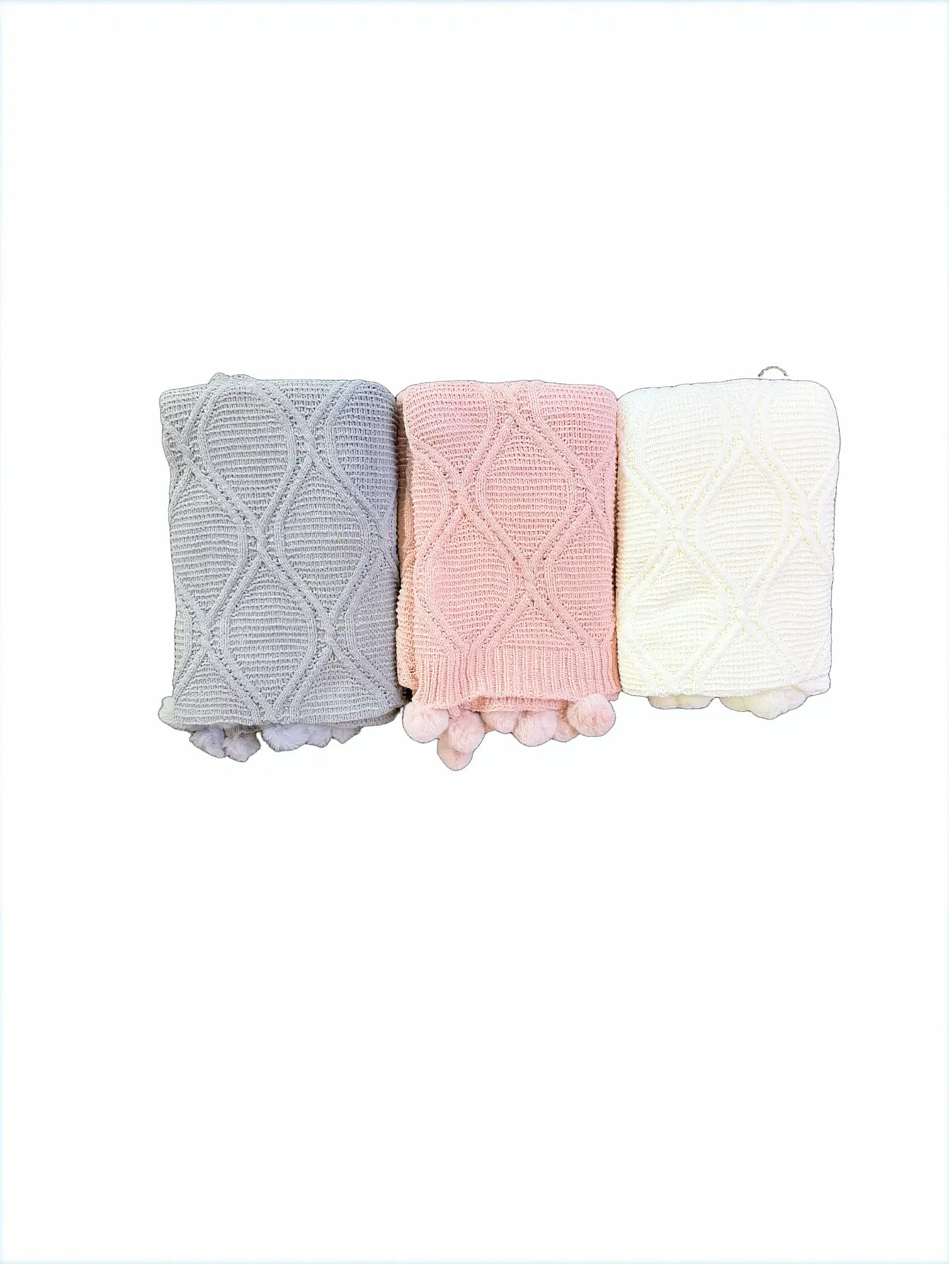 Soft Cozy Cable Knit Throw Blanket