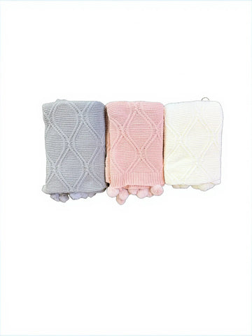 Soft Cozy Cable Knit Throw Blanket