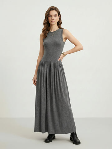 Wool Blend Tank Dress