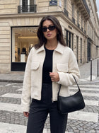 Cozy Textured Zip Up Jacket