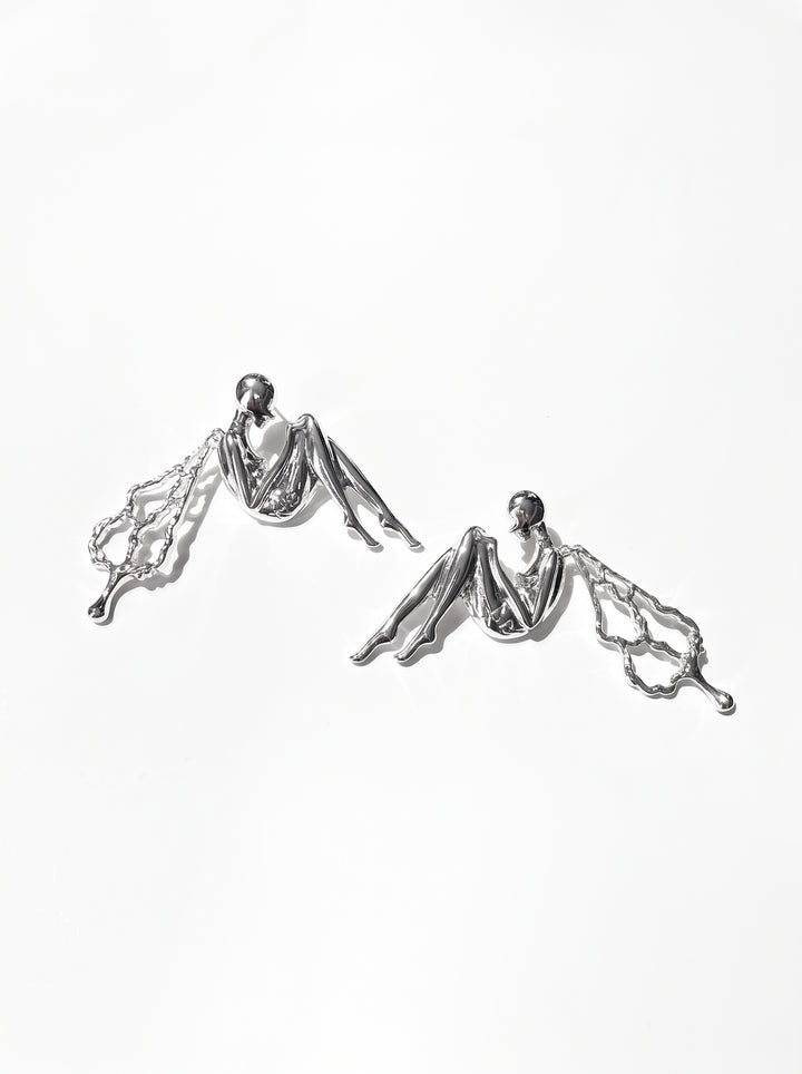 Avant Garde Surrealist Statement Earrings