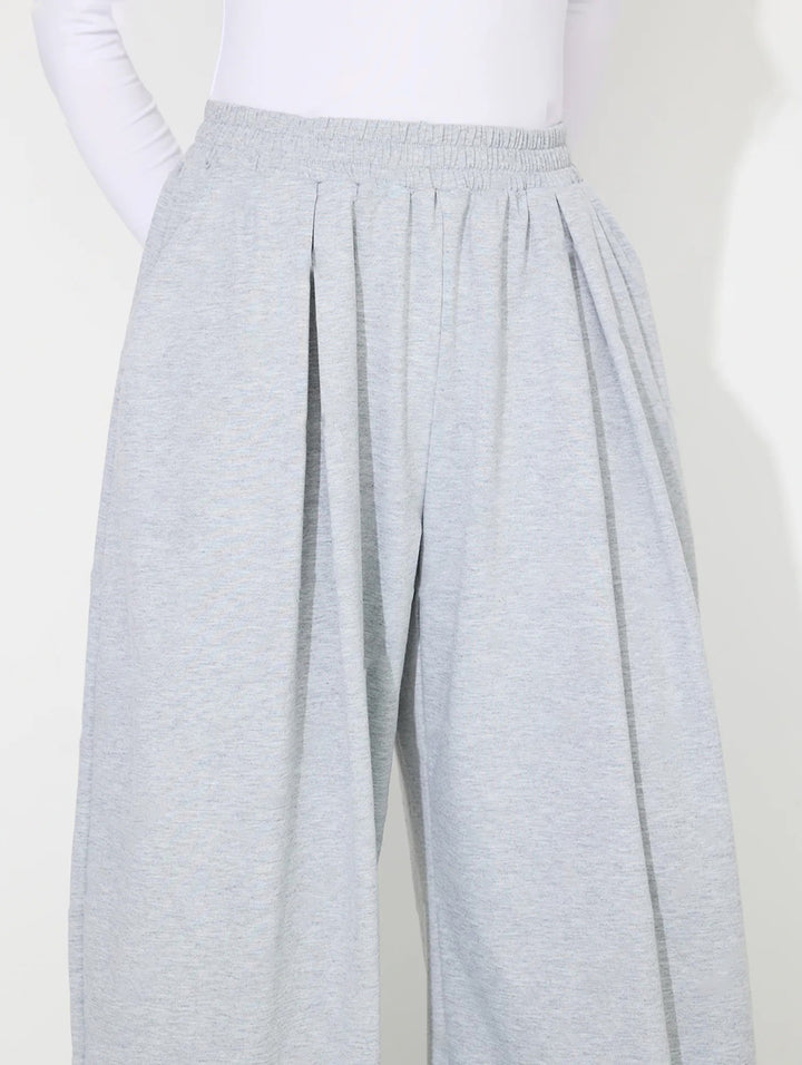 High Waisted Pleated Wide Leg Pants