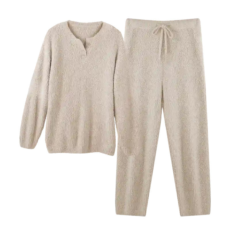 Cozy Fuzzy Knit Lounge Set