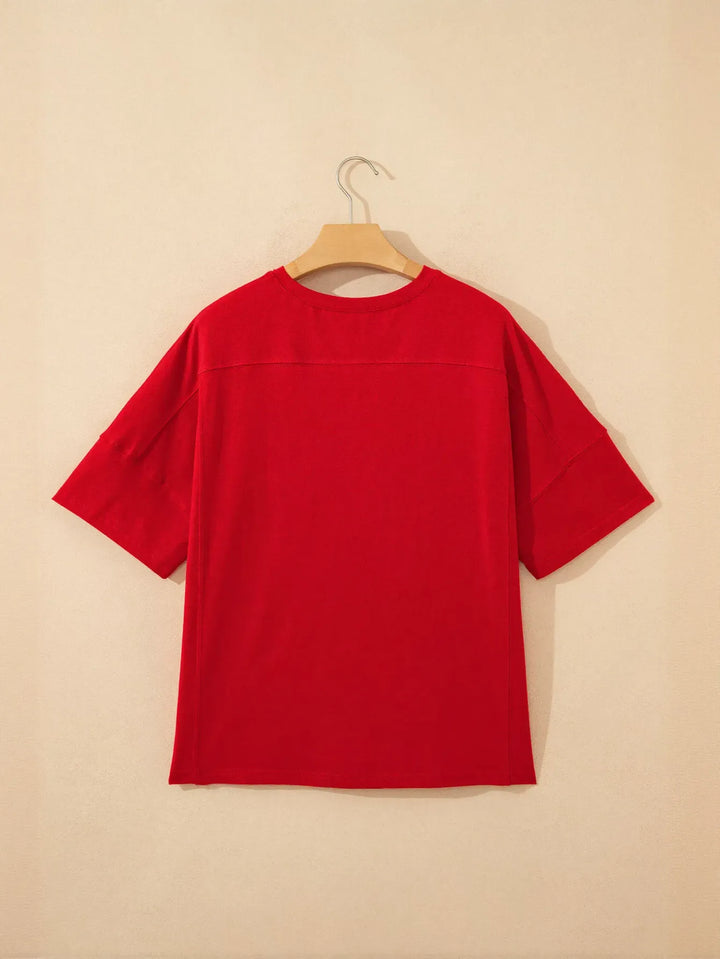 Patriotic USA Graphic Oversized T-Shirt