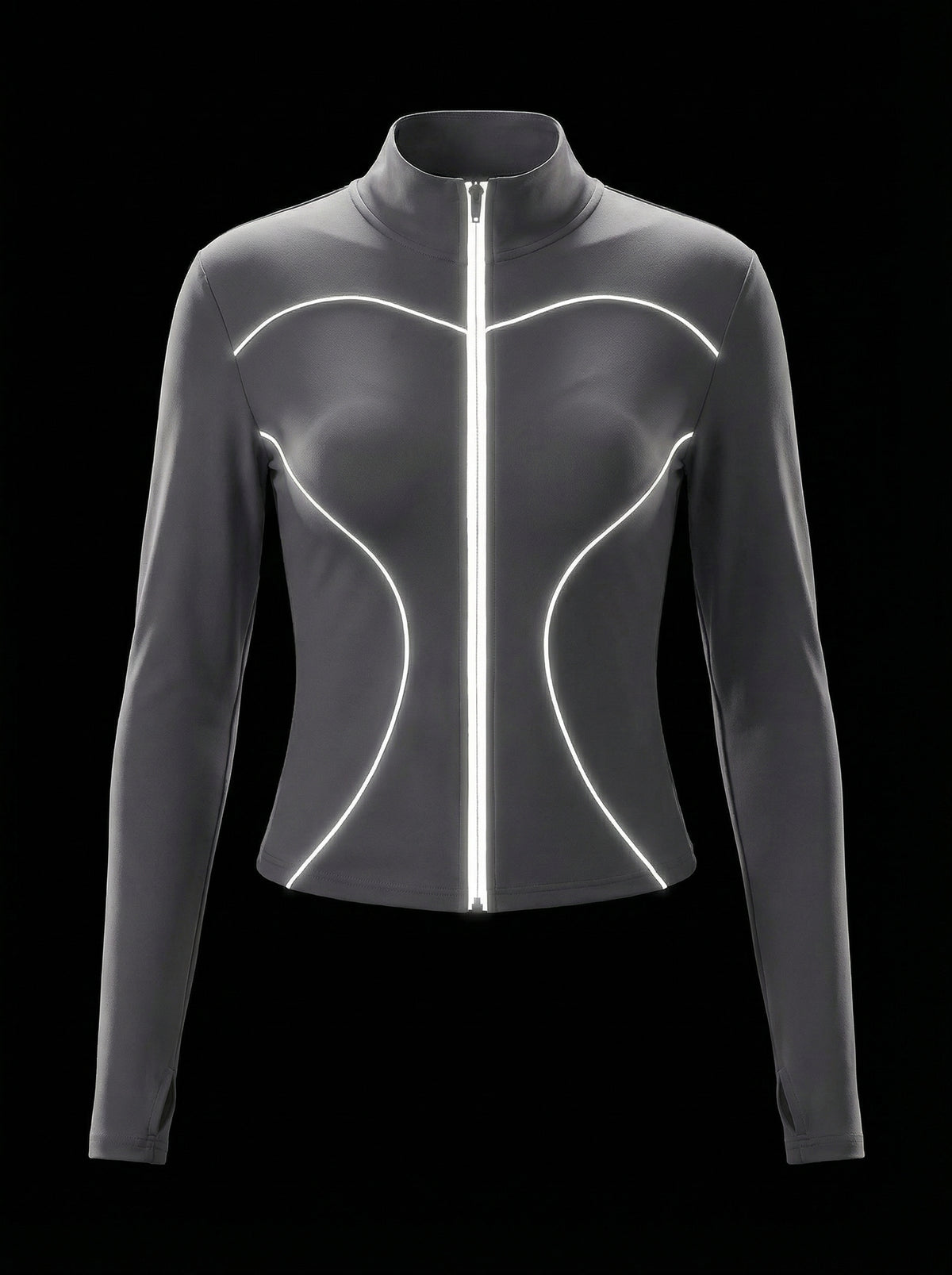 High-Neck Breathable Sporty Jacket