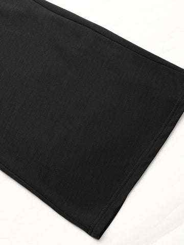 High-Waisted Wide-Leg Minimalist Pants