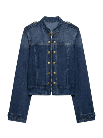 Classic Button Up Denim Jacket