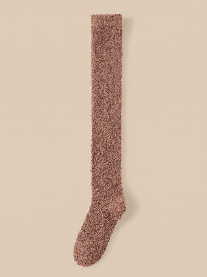 Cozy Plush Over The Knee Socks