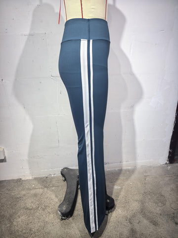 High Waisted Side Stripe Yoga Pants