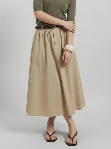 Include Belted A-line Skirt
