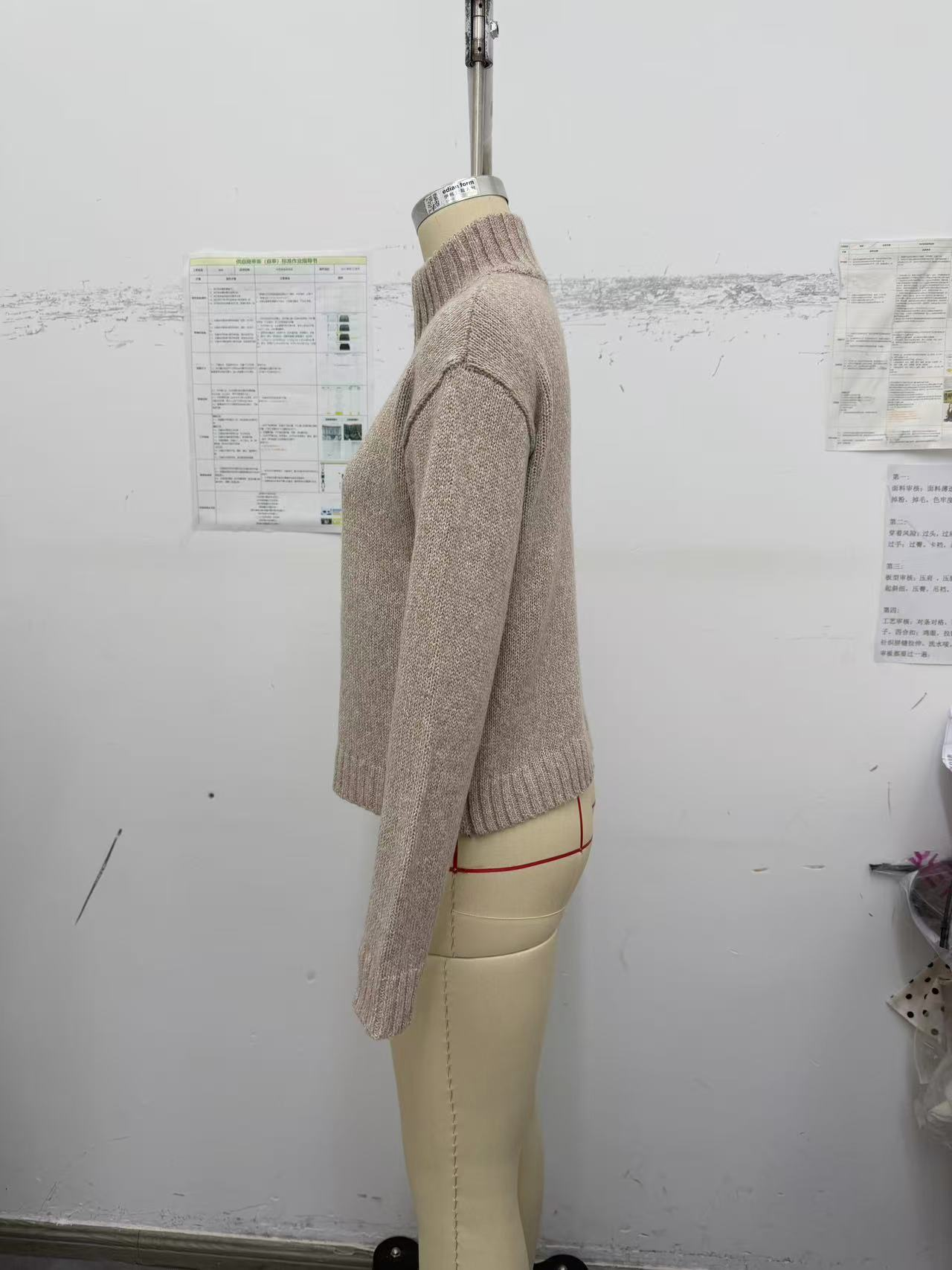 Cozy Mock Neck Button Cardigan