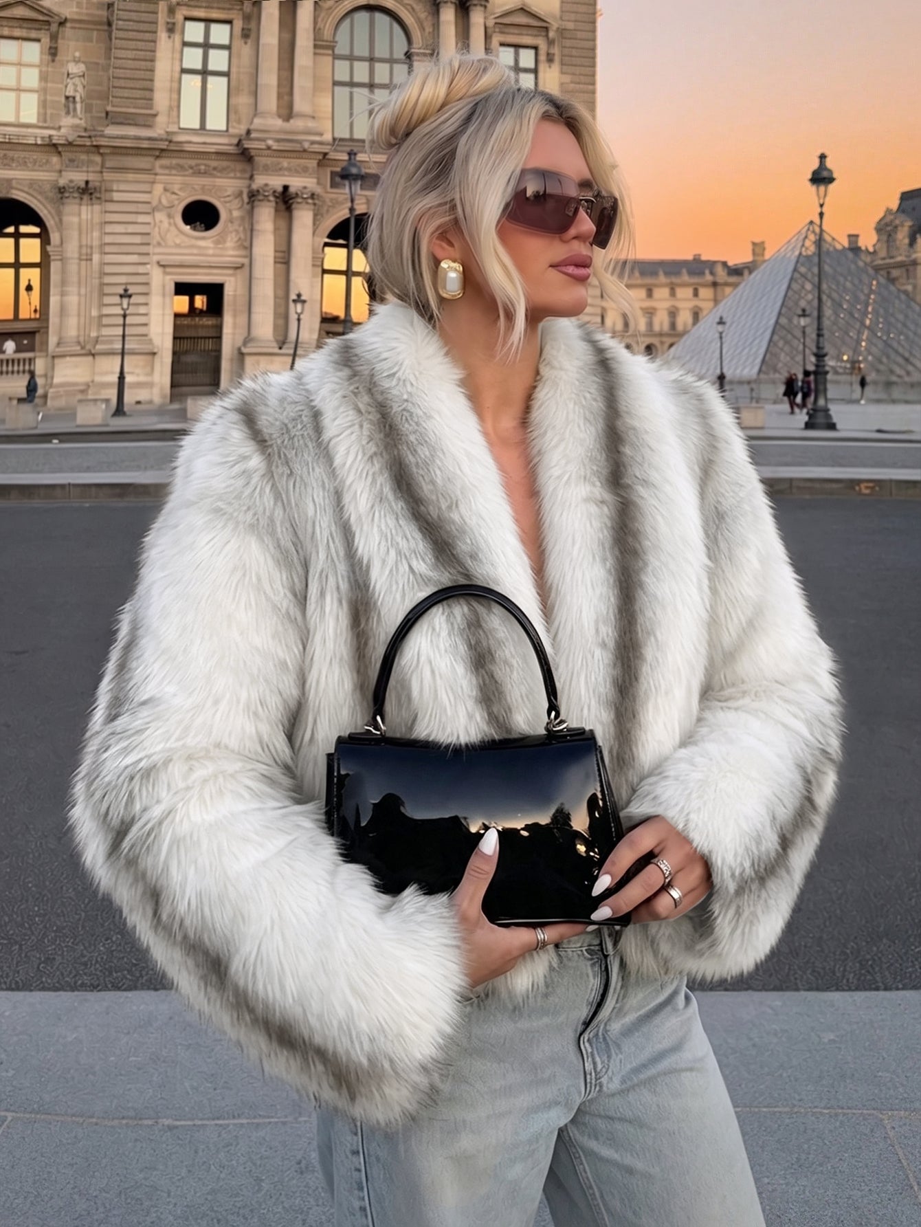 Cozy Plush Faux Fur Jacket