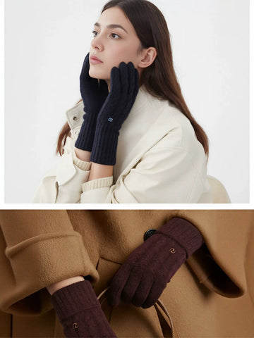 Cozy Cable Knit Winter Gloves