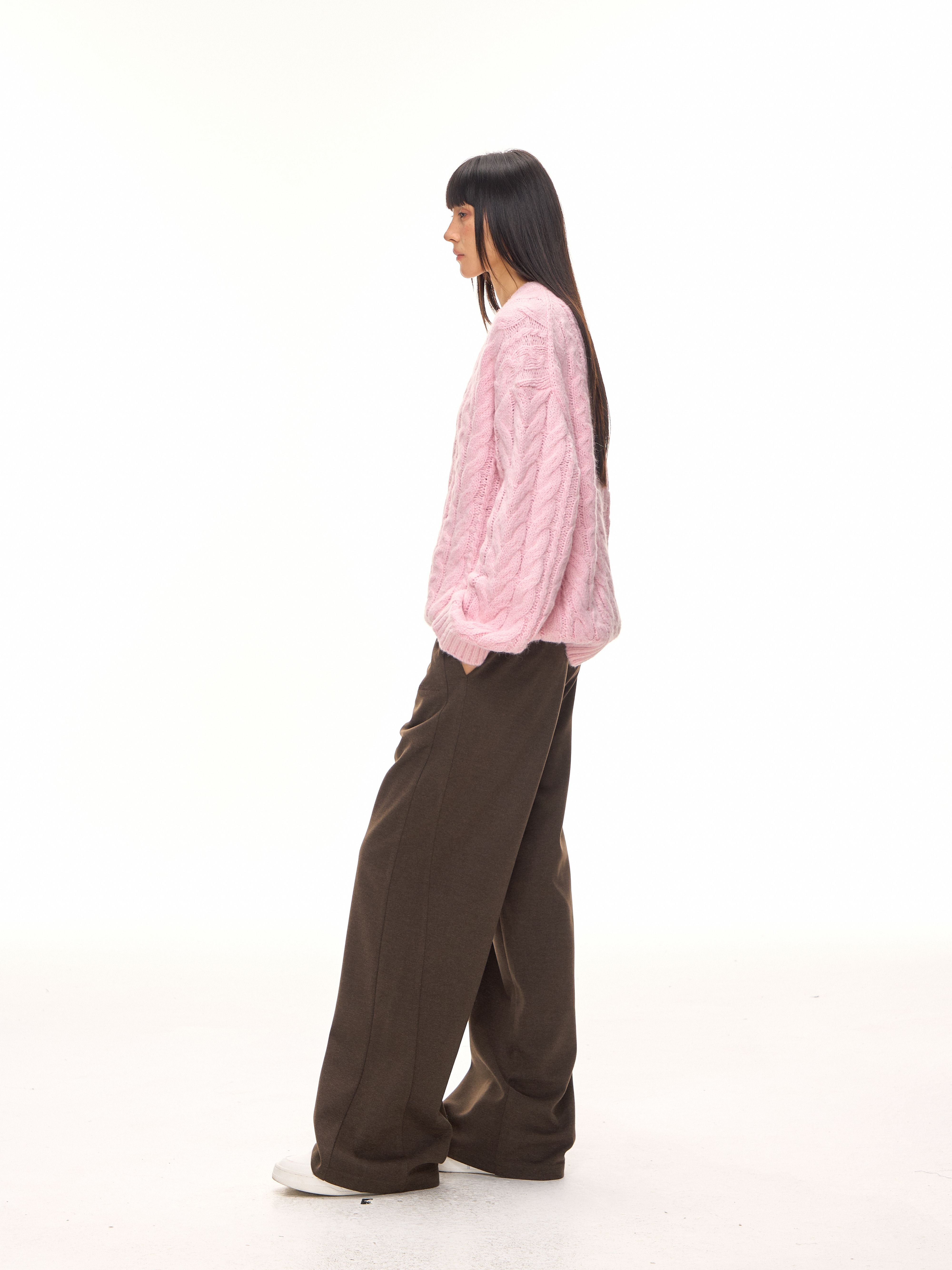 Cozy Fleece Wide Leg Pants